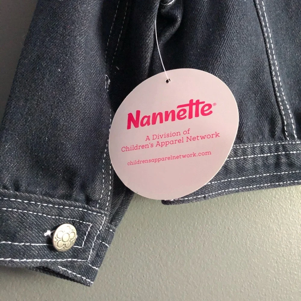 Nanette Lepore Kids Embroidered Jean Jacket
